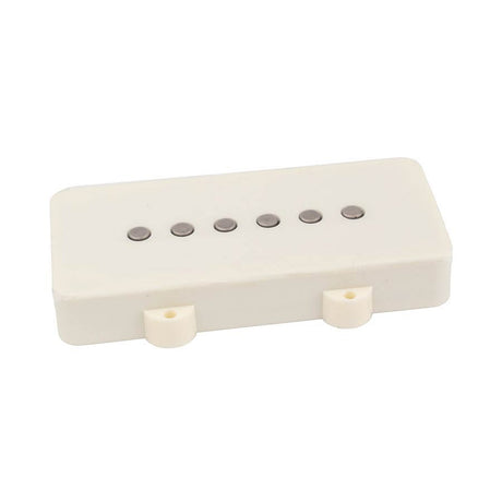 Roswell RP-JMBADWH vintage enkele spoel JM pickup, Alnico 5 staven, brug, verouderd wit