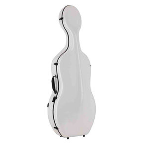 Leonardo CC-844-WH Pro Series cellokoffer 4/4 full carbon wit 3,8 kg