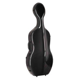 Leonardo CC-844-BK Pro Series cellokoffer 4/4 full carbon zwart 3,8 kg