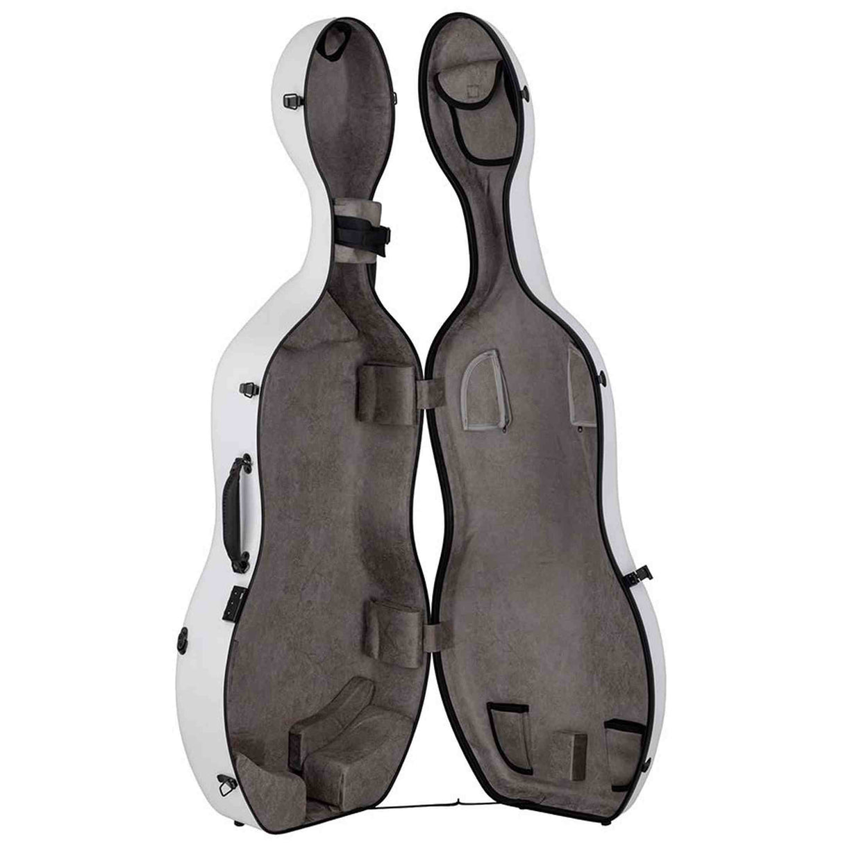 Leonardo CC-844-BK Pro Series cellokoffer 4/4 full carbon zwart 3,8 kg