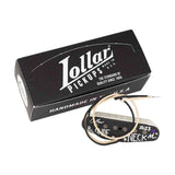 Lollar 10-203-111-14 Vintage Blonde Neck Single Coil Pickup 5.6K Flat Poles Parchment