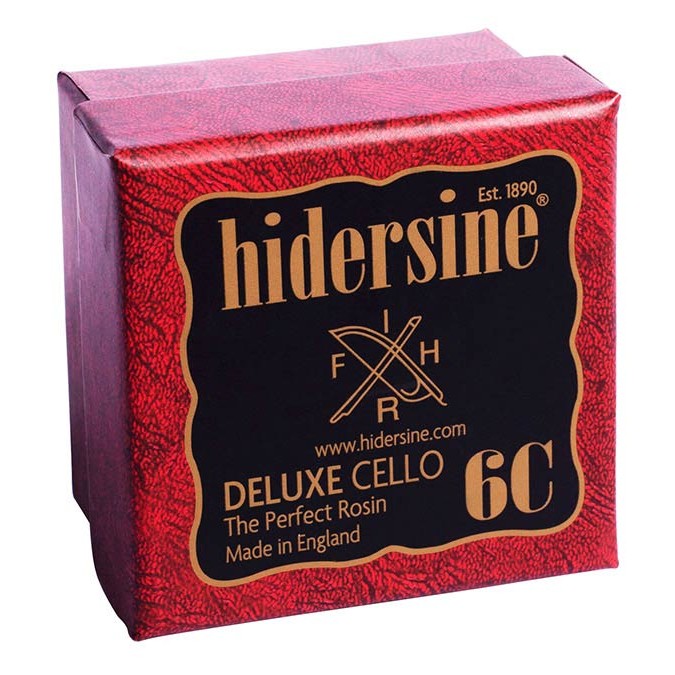 Hidersine HR-6C Deluxe rosin for cello - dark/soft - large size