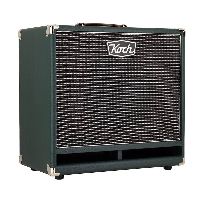 Koch KCC112/GS60 Speaker Cabinet – 1x12" 60W Gitaarcabinet in Groen met Zilveren Speakerdoek