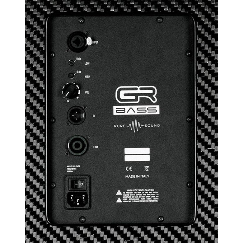GR Bass AT112H-800AC AeroTech Series Actieve Carbon Fiber Basgitaar Speakerkast – 800W