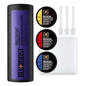 GluBoost GBMTMODKIT MasterTint Modern Kit – Kleuradditieven voor CA-lijm Rood, Blauw, Geel
