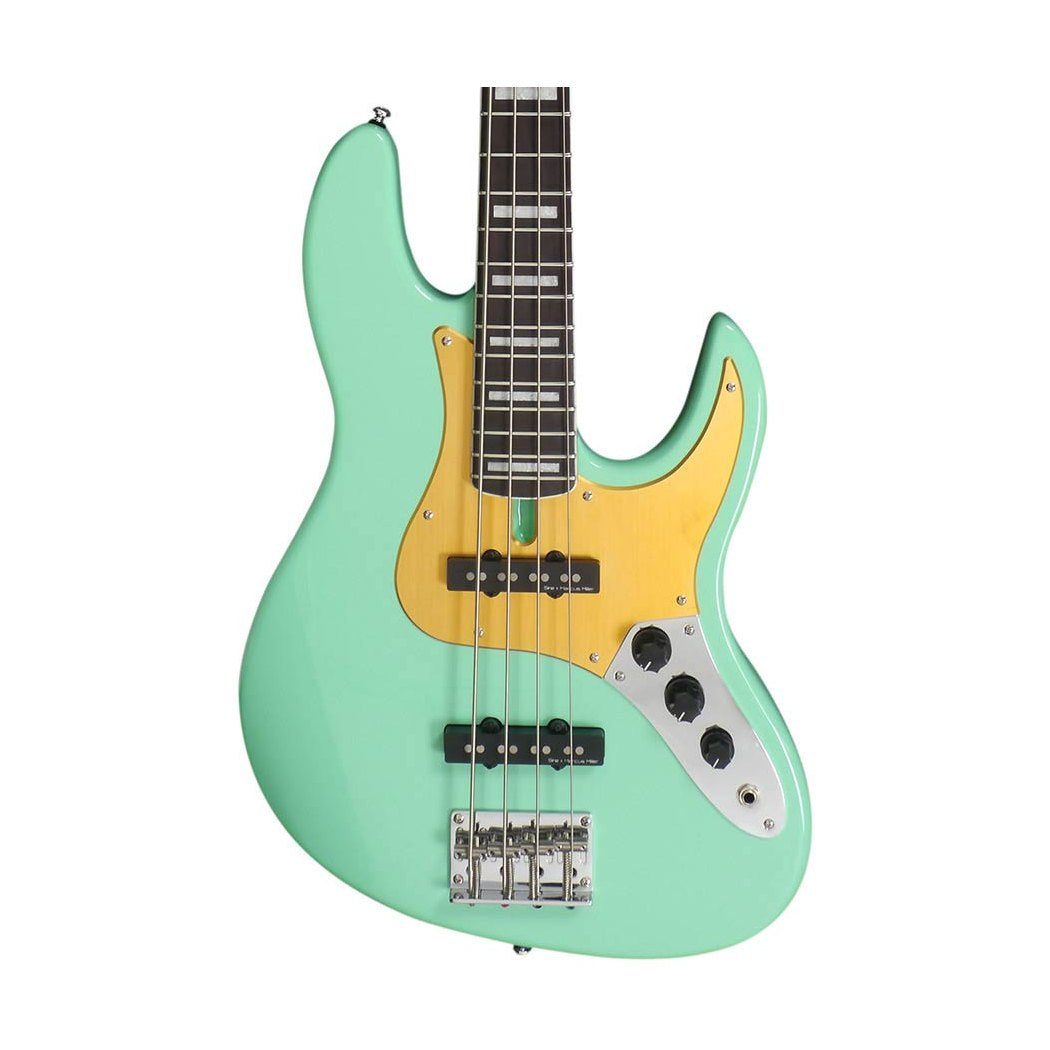 Sire V5.24 A4/MLG Marcus Miller 24-fret Passieve 4-snarige Basgitaar Mild Green