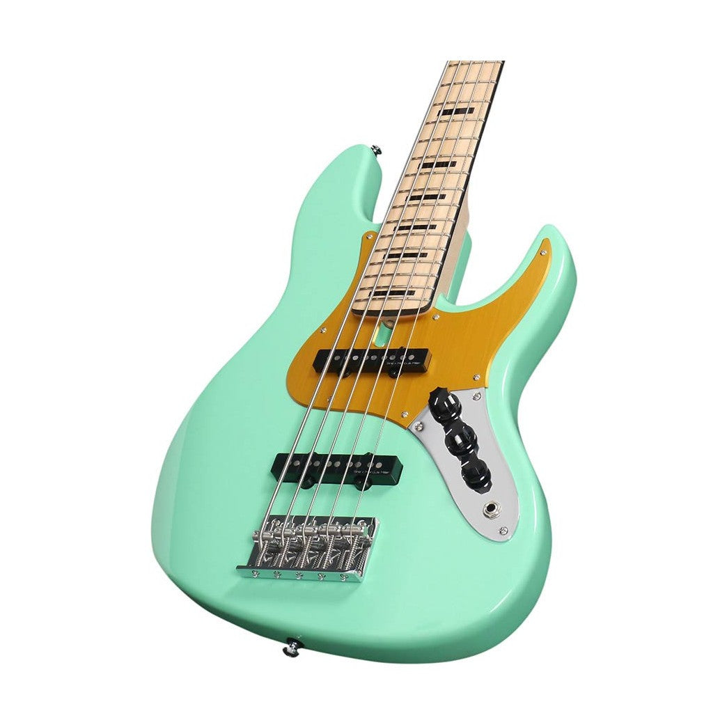 Sire V5.24 A5/MLG Marcus Miller 24-fret Passieve 5-snarige Basgitaar Mild Green