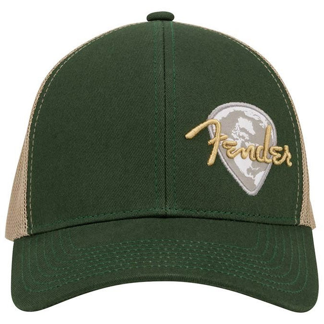 Fender 9122421400 Globe Pick Patch Pet – Groen Khaki