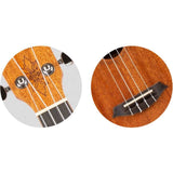 Flight DUS321 MAH Soprano Ukulele met Mahogany Body, Bone Topkam en Aquila Super Nylgut Snaren