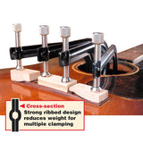 StewMac SM2012 Klankgatklem met steunschroef 22,5 cm 9"