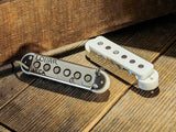 Lollar 10-702-5-5 Jaguar Single Coil Pickup Set – Hals & Brug, Crème
