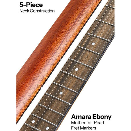 Bromo BAT1N Tahoma Series dreadnought naturel akoestische western gitaar