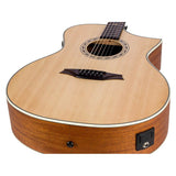 Bromo BAA4CE auditorium naturel semi akoestische western gitaar