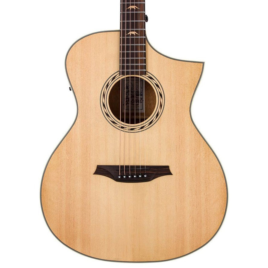 Bromo BAA4CE auditorium naturel semi akoestische western gitaar