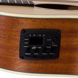 Bromo BAA4CE auditorium naturel semi akoestische western gitaar