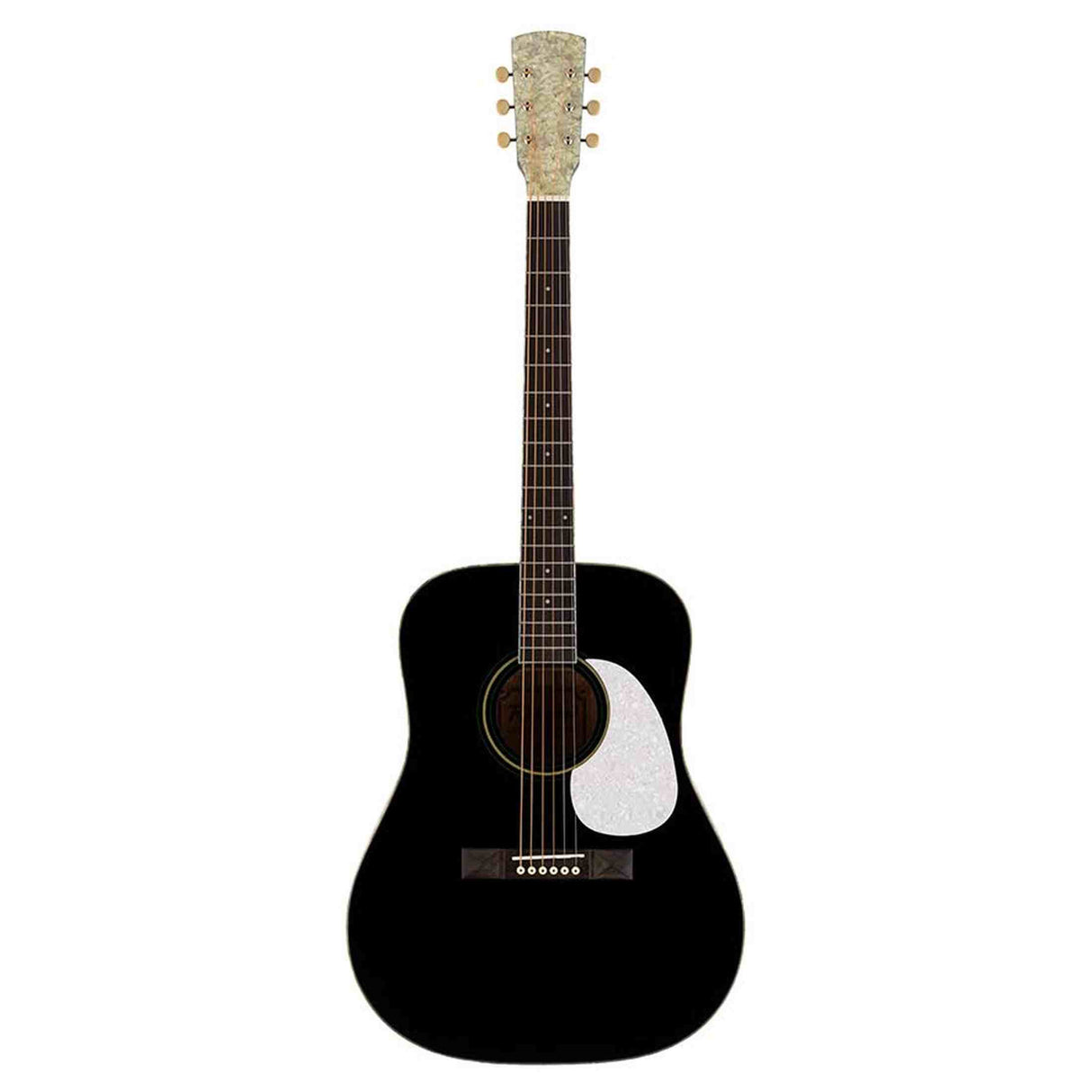 Richwood HSD-55-BK Heritage Series Dreadnought massief sparren bovenblad hoogglans zwart