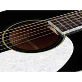 Richwood HSD-55-BK Heritage Series Dreadnought massief sparren bovenblad hoogglans zwart