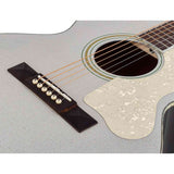 Richwood HSJ-55-GS Heritage Series Jumbo massief sparren bovenblad zilver metallic