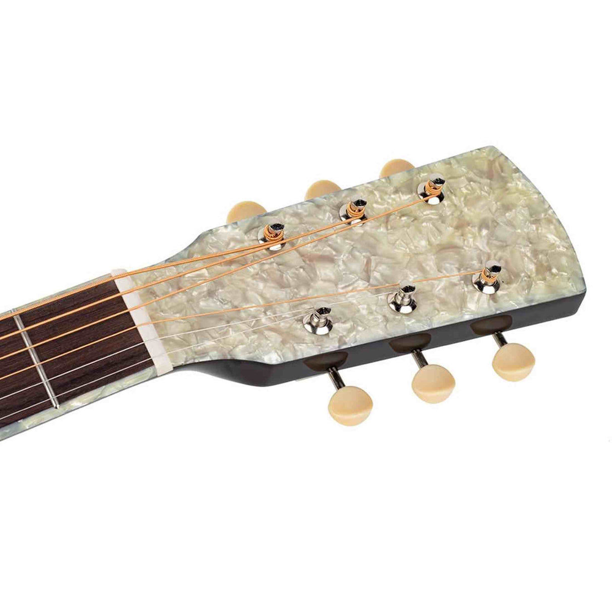 Richwood HSJ-55-GS Heritage Series Jumbo massief sparren bovenblad zilver metallic