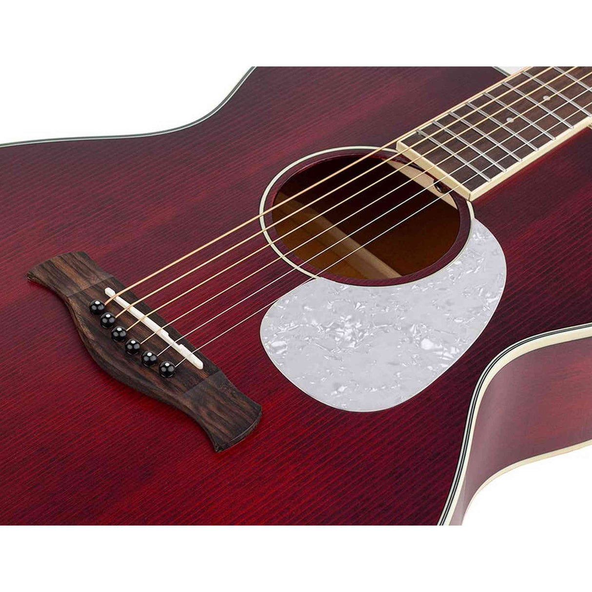 Richwood HSA-35-MRD Heritage Series Auditorium massief ceder bovenblad mat rood