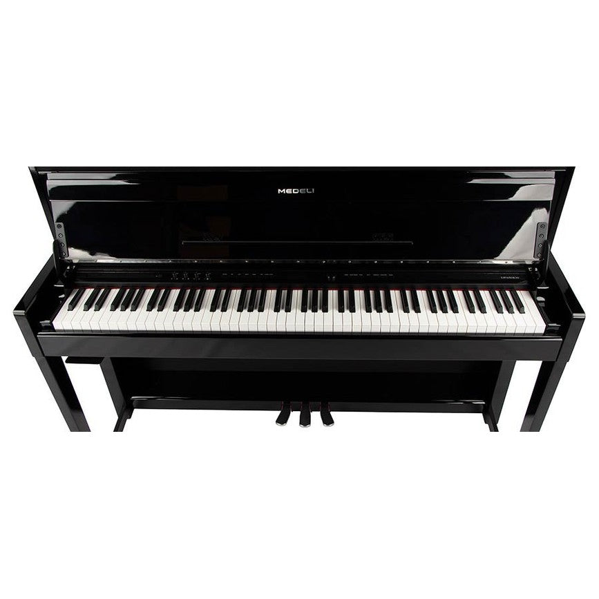 Medeli DP650KW/GB digitale piano hoogglans zwart