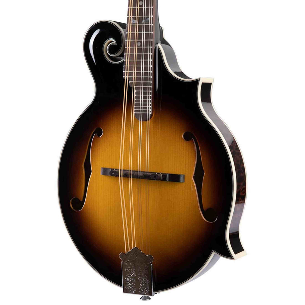 SX SMF760VS F-Style Mandoline – Massief Gesneden Sparren Top, Hoogglans Afwerking & 29 Frets