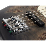 Sire V7 SR4/TBKS Marcus Miller Reissue swamp ash 4-snarige actieve basgitaar Transparent Black Satin