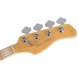 Sire V7 SR4/TBKS Marcus Miller Reissue swamp ash 4-snarige actieve basgitaar Transparent Black Satin