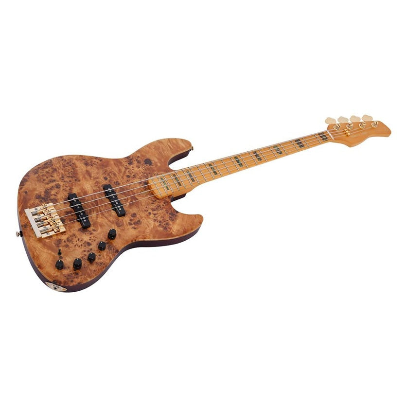 Sire V10 4/NTS Marcus Miller 4-snarige actieve basgitaar Natural Satin