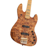 Sire V10 4/NTS Marcus Miller 4-snarige actieve basgitaar Natural Satin