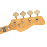 Sire V10 4/NTS Marcus Miller 4-snarige actieve basgitaar Natural Satin