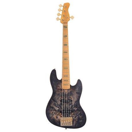 Sire V10 5/TBKS Marcus Miller 5-snarige actieve basgitaar Transparent Black Satin