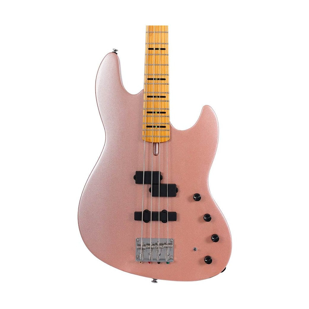 Sire U7 4/RGD Marcus Miller actieve 4-snarige basgitaar Rosegold