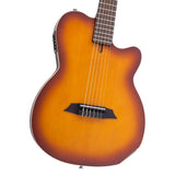 Sire Guitars G5C/TSS Mahonie + ceder nylon snaar elektrische gitaar, tobacco sunburst satijn