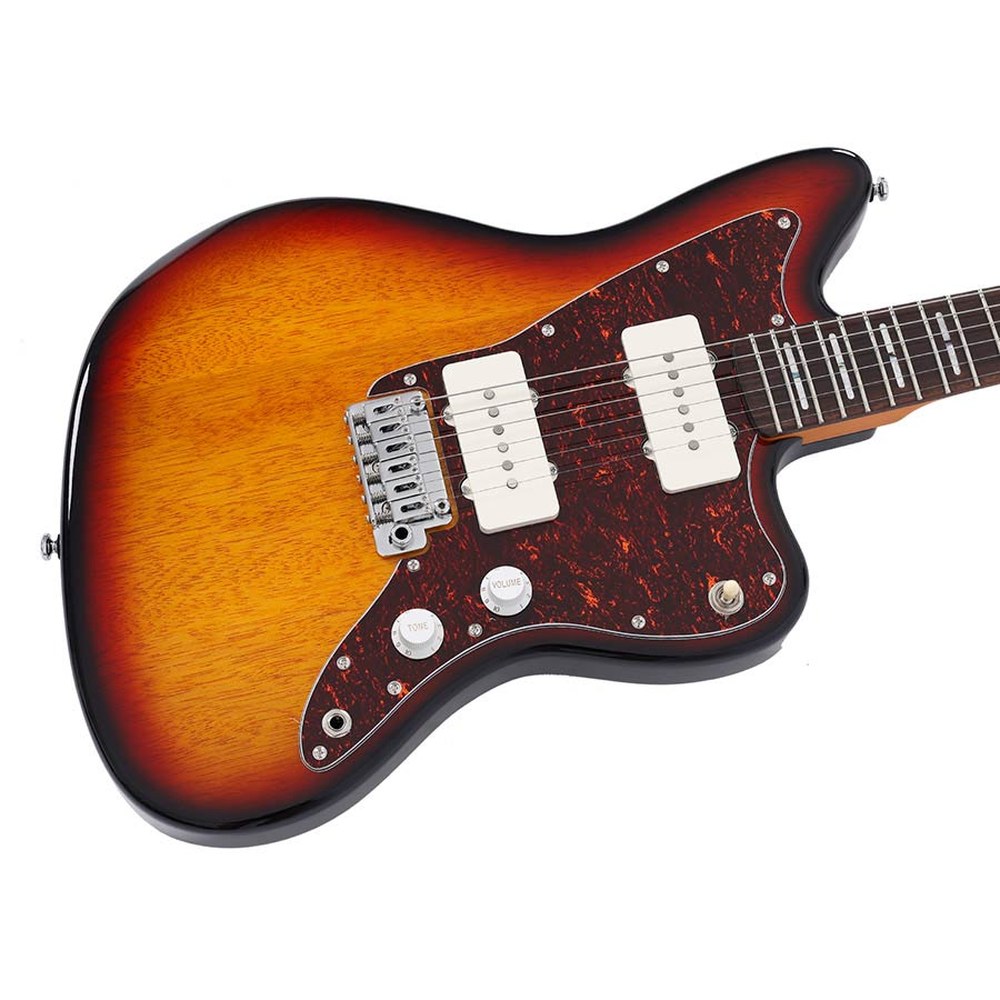 Sire Guitars J3/3TS Mahonie elektrische gitaar J-stijl, 3-tone sunburst