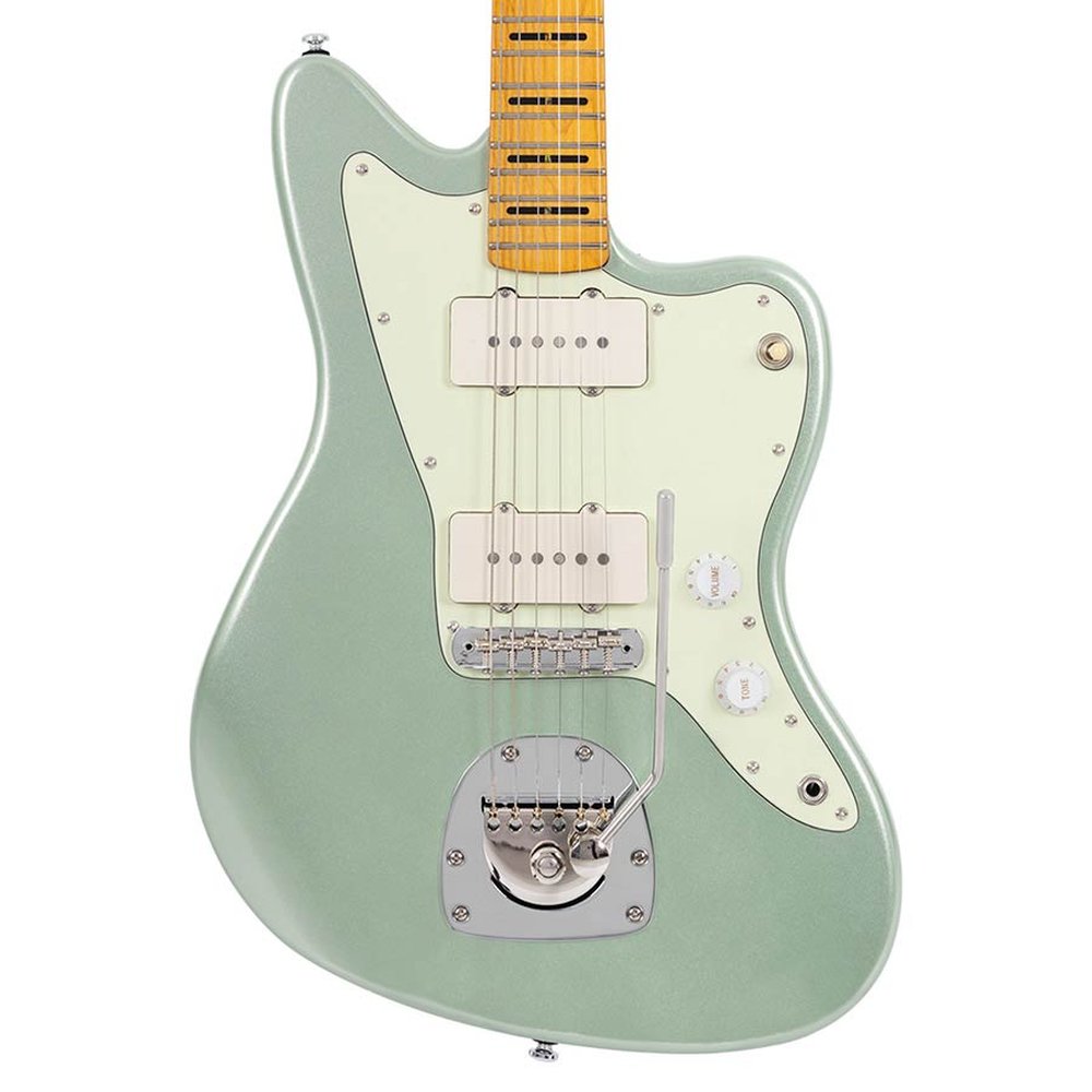 Sire Guitars J5/SGM Mahonie elektrische gitaar J-stijl, surf groen metallic
