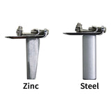 Hosco Japan HK-02CS Twee-Punts Tremolo brug met Stalen zadels Chroom