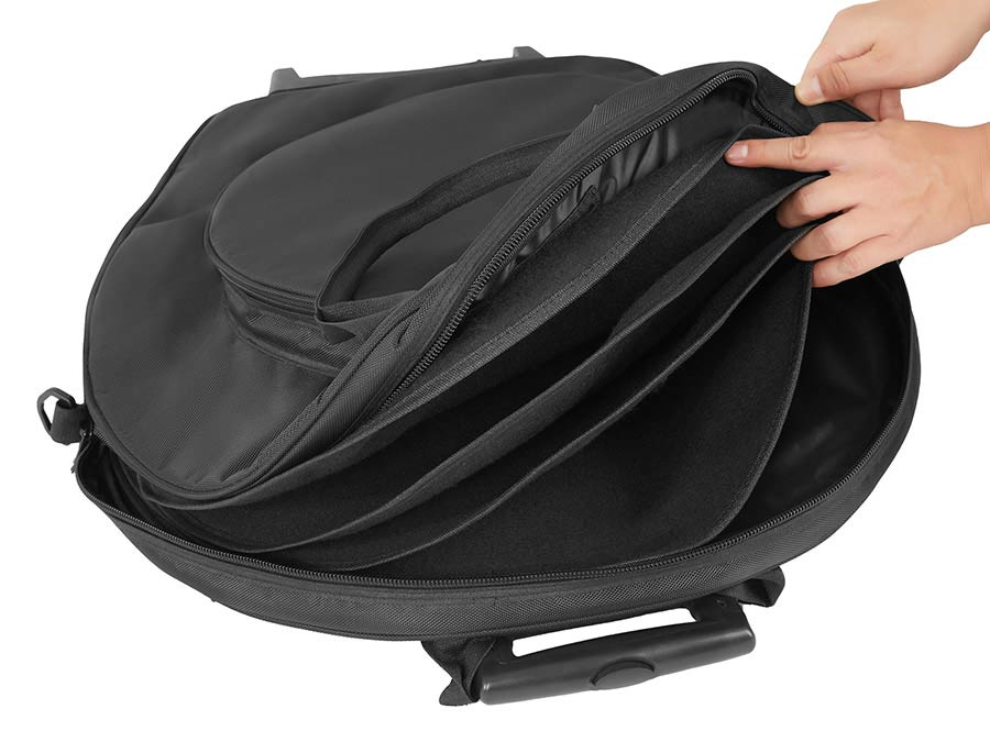 CNB CB1680CY22 Cymbal trolley bag met 1680D heavy duty nylon en YKK zippers