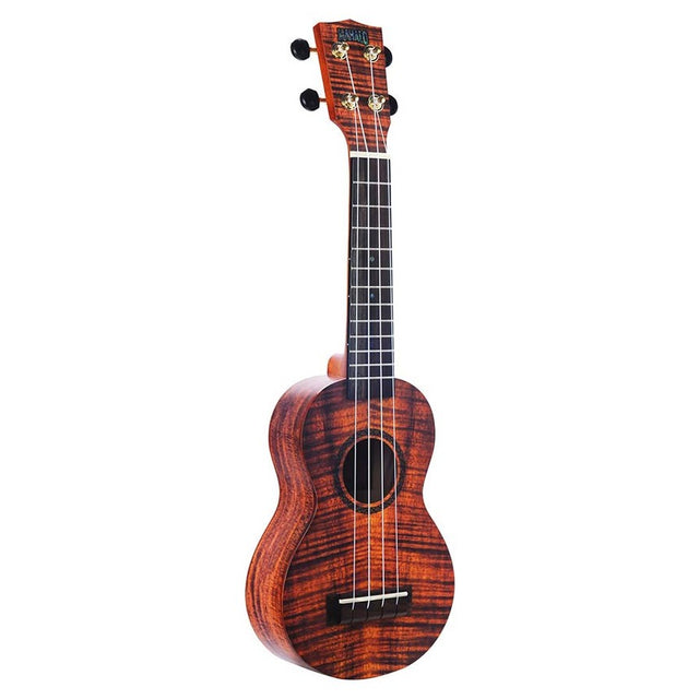 Mahalo MA1KA Artist Elite Series Soprano Ukulele Flame Koa
