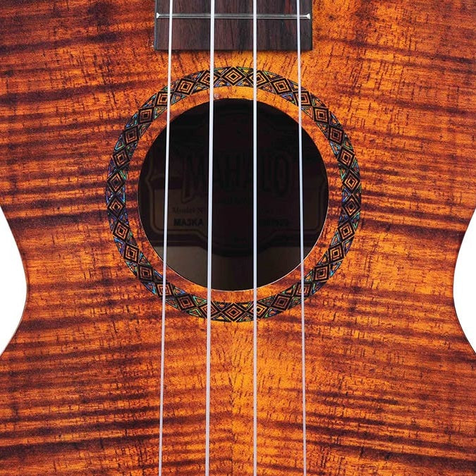 Mahalo MA3KA Artist Elite Series Tenor Ukulele Flame Koa