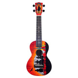 Mahalo MA2WW Artist Elite Series Concert Ukulele Wild West