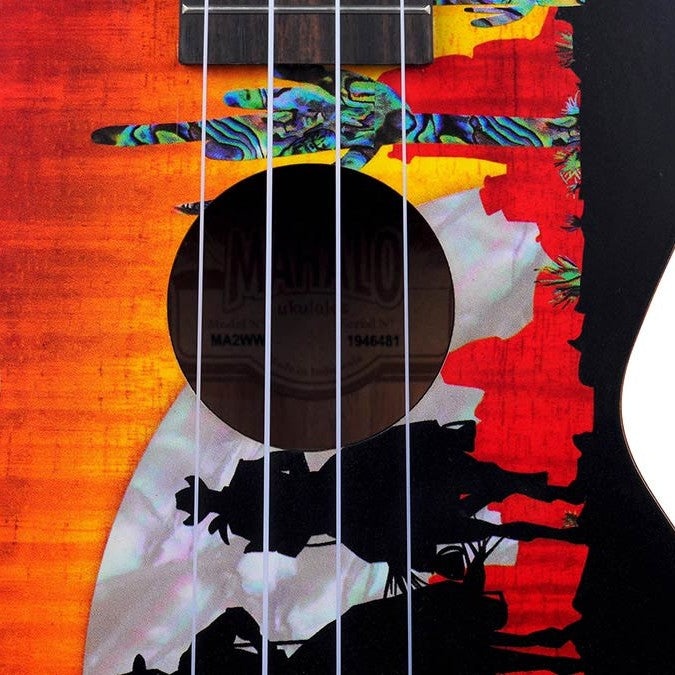 Mahalo MA2WW Artist Elite Series Concert Ukulele Wild West