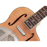 Royall BB14CSC/FL Bantam Blazer SC Resonator 14-Fret – Flamed Maple, Parlor, Lipstick PU, Softcase