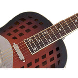 Royall DLT12SC/DSB Delta SC Tricone Resonator 12-Fret – Mahonie, Sunburst, Lipstick PU, Softcase