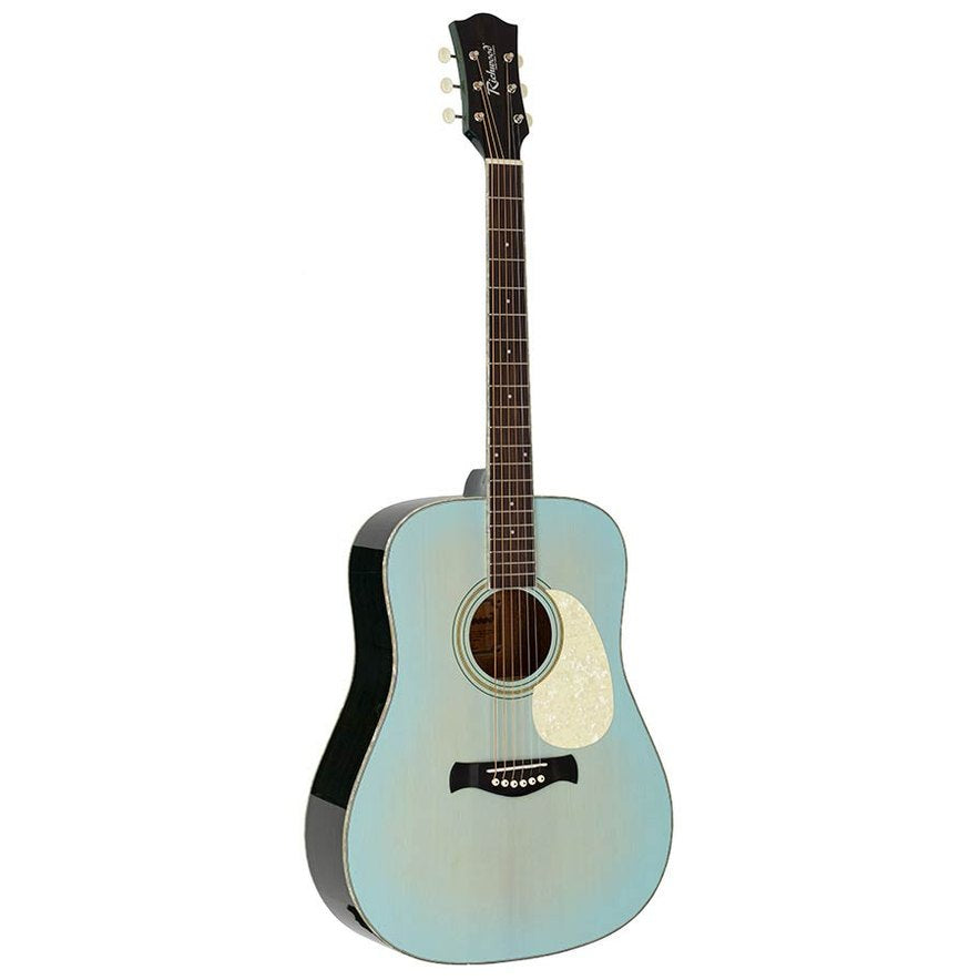 Richwood HSD-55-LB Heritage Series dreadnought akoestische westerngitaar licht blauw