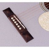 Richwood HSP-55-GS Heritage Series parlor akoestische westerngitaar zilver metallic