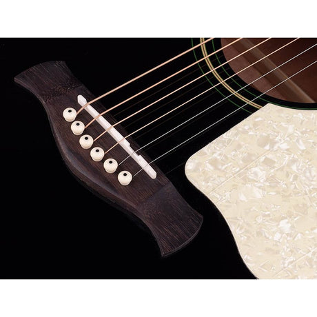 Richwood HSJ-55-BK Heritage Series jumbo akoestische westerngitaar zwart