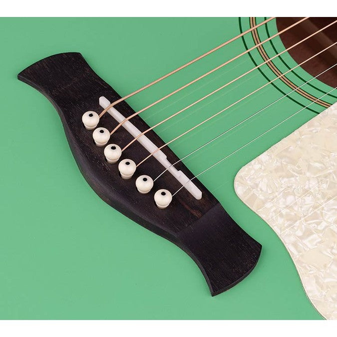 Richwood HSJ-55-GN Heritage Series jumbo akoestische westerngitaar mint groen