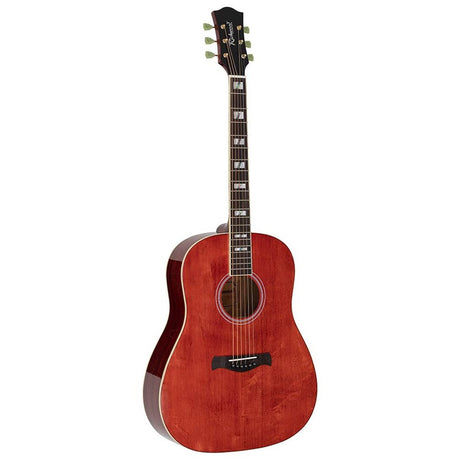 Richwood HSDS-42-TRD Heritage Series dreadnought akoestische western gitaar rood