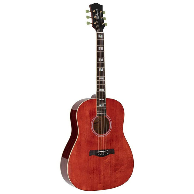 Richwood HSDS-42-TRD Heritage Series dreadnought akoestische western gitaar rood